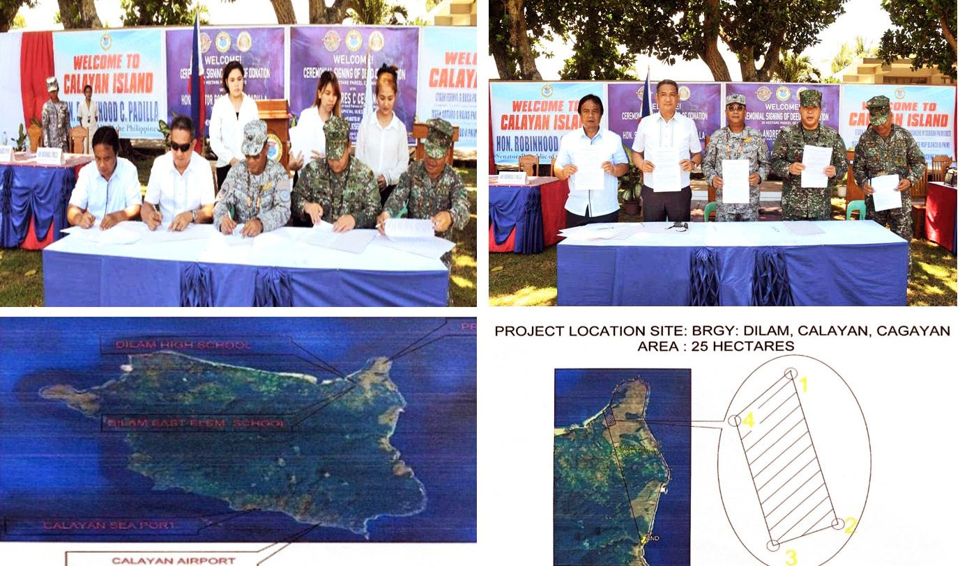 “AFP RECEIVES GENEROUS LAND DONATION FROM CALAYAN MUNICIPALITY FOR ENHANCED MARITIME SECURITY”