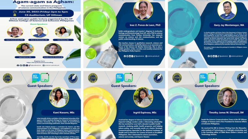 Agam-agam sa Agham: The current and future prospects of science communication in the Philippines