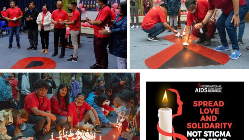 AIDS CANDLELIGHT MEMORIAL.