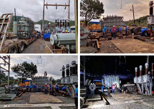10 MVA SUBSTATION POWER TRANSFORMER ARRIVES IN BULALACAO, MANKAYAN, BENGUET