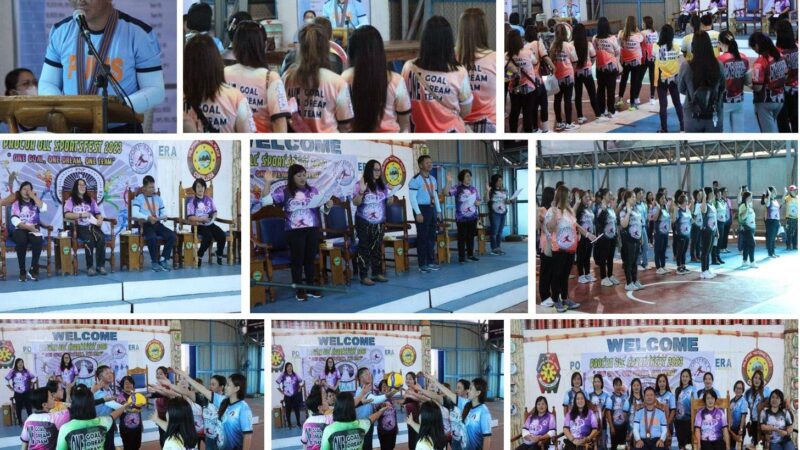 PROCOR RD PEREDO JR. graces the opening of  the Sportsfest of the Officers Ladies Club (OLC)