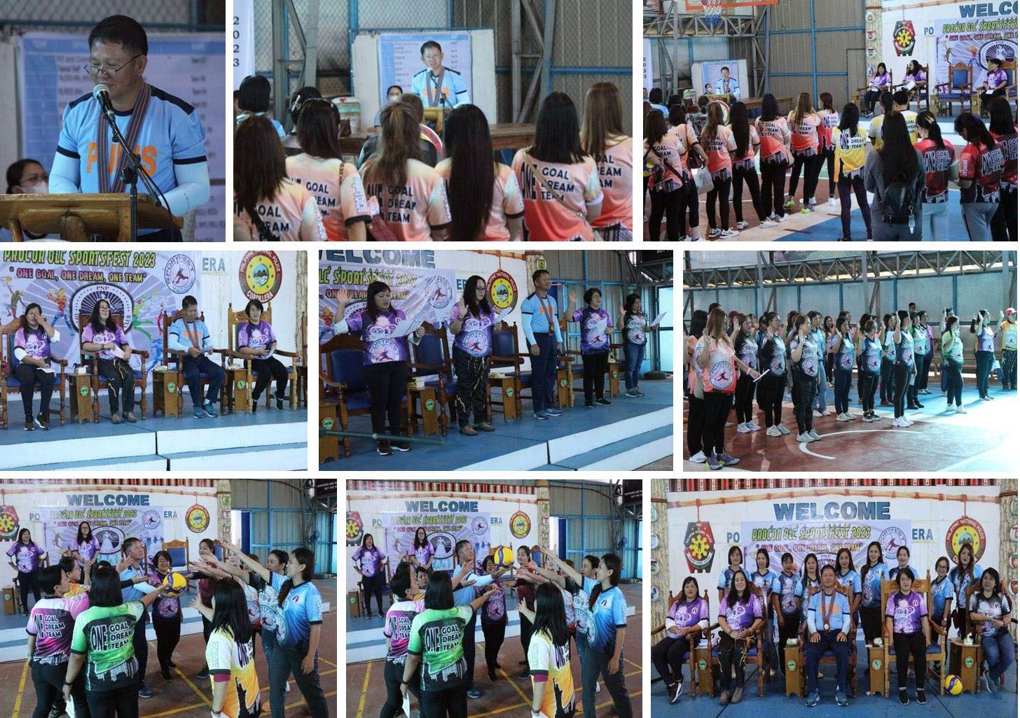 PROCOR RD PEREDO JR. graces the opening of the Sportsfest of the Officers Ladies Club (OLC)