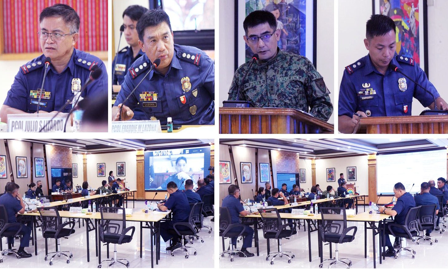 PROCOR Chief Regional Staff PCOL LIZARDO presides over Staff conference for preparation of the upcoming celebration of Independence Day