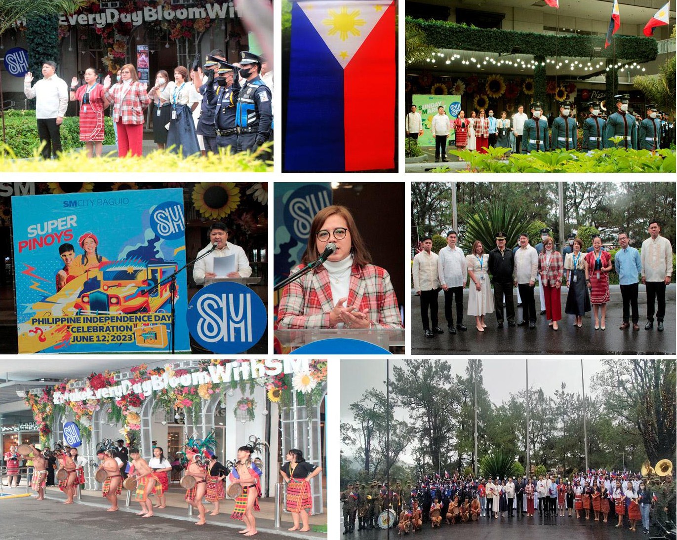 Independence Day Flag Ceremony Program in SM City Baguio
