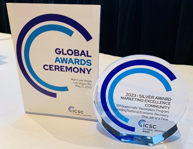 SM wins ICSC MAXI Awards 2023 Multi-mall Vaxx Program gets recognized in the global shopping center arena