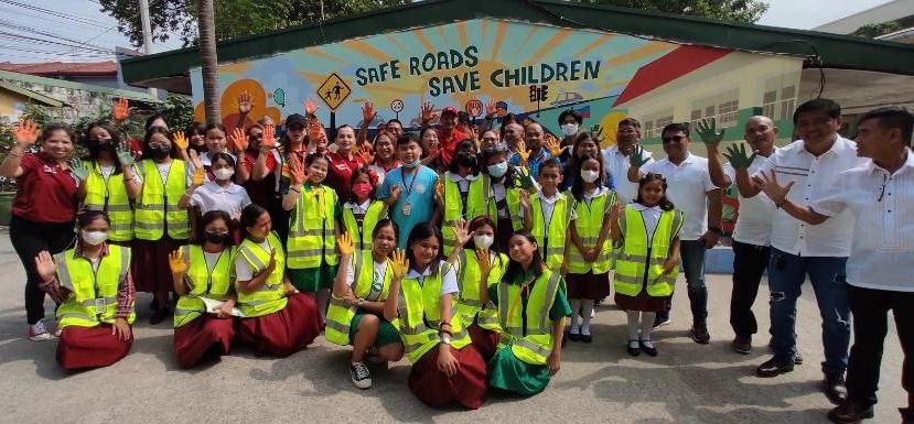MURAL ADVOCATING CHILDREN’S SAFETY ON THE ROAD UNVEILED