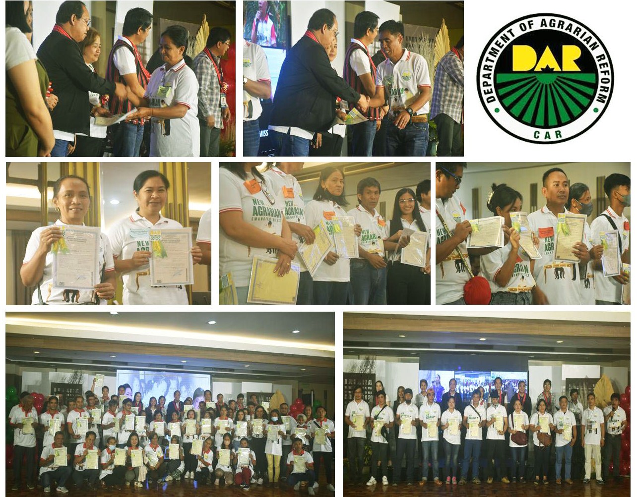 DAR-CAR Distributes 392 CLOA and E-Titles to 400 Cordilleran ARBs