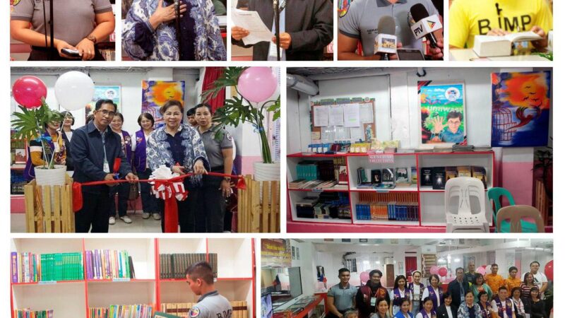 Bagong City Jail -Male Dormitory Library sa lungsod ng Baguio, pinasinayaan