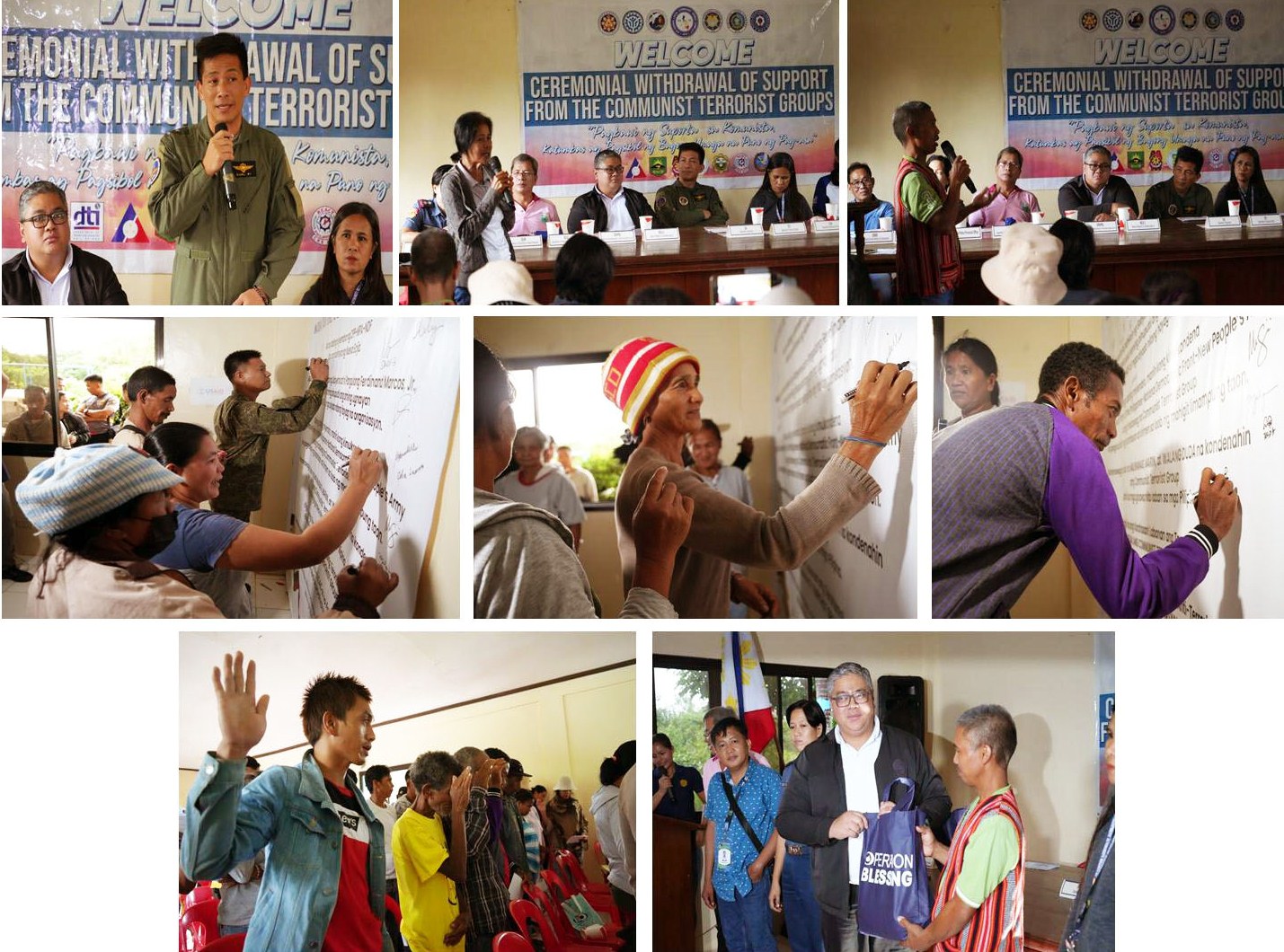 “NOLCOM EMBRACES 55 COMMUNIST TERRORIST GROUP SUPPORTERS IN CENTRAL LUZON”