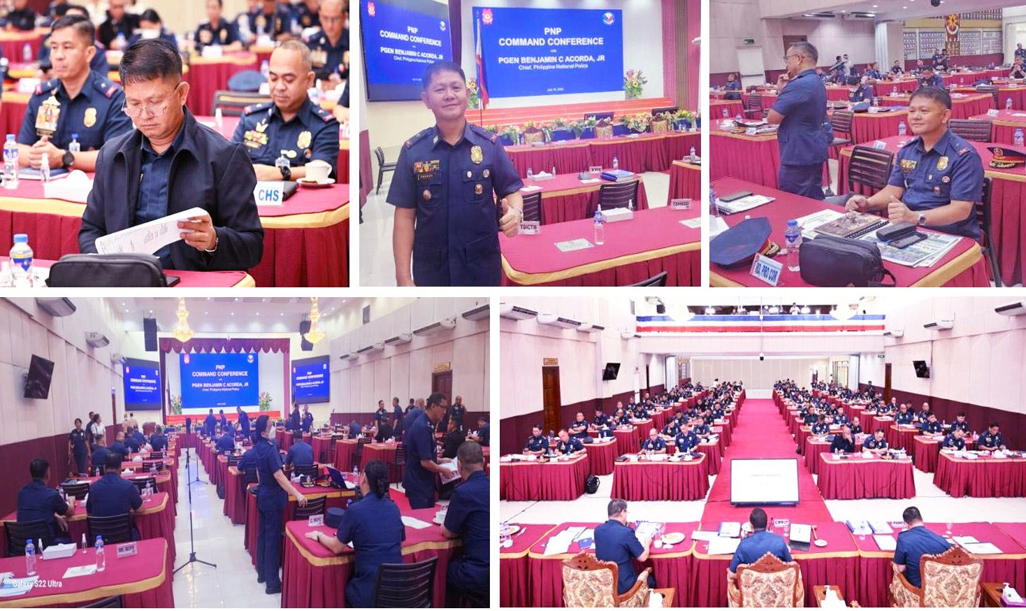 PRO COR RD PEREDO JR. attended the Command Conference in Camp Crame, Quezon City