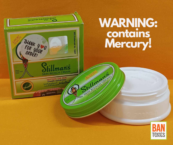 Bleach cream with Mercury still in Online Market despite Health and E-commerce Regulations