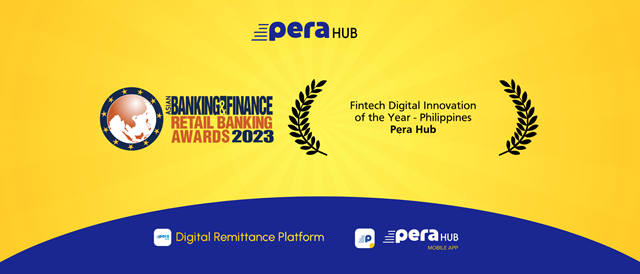 PERA HUB wins Fintech Digital Innovation of the Year at the Asian Banking & Finance Retail Banking Awards 2023