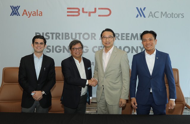 Ayala partners with world leaders in new energy vehicles to accelerate the adoption of electric mobility in the Philippines