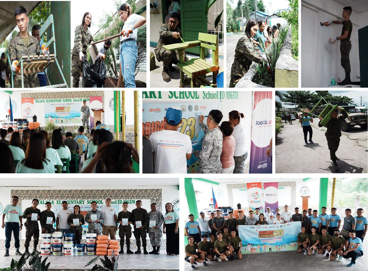 NOLCOM Showcases Bayanihan and Volunteerism During Brigada Eskwela 2023