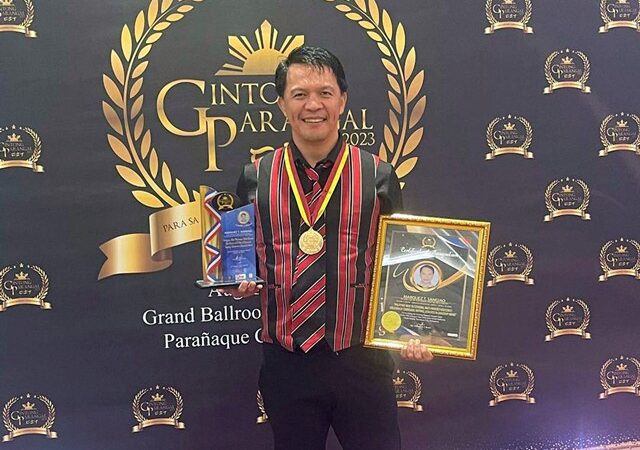 Sangiao honored at Gintong Parangal 2023