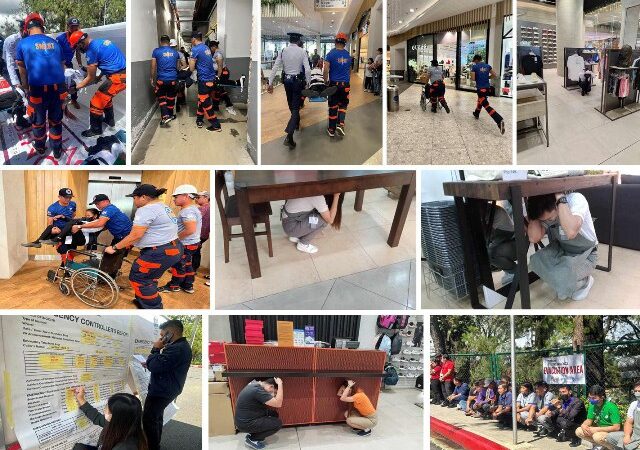 Q3 NATIONAL EARTHQUAKE DRILL SIMULATION IN SM CITY BAGUIO