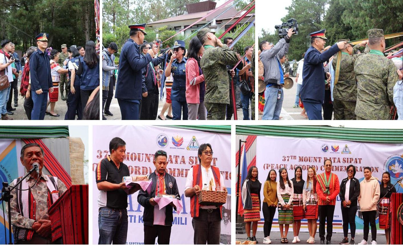 PRO Cordillera RD PEREDO JR. joined the commemoration of the “Sipat” Peace Accord in Bauko, Mt. Province