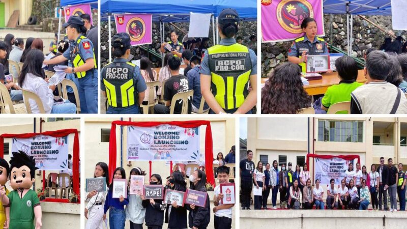 PROJECT BONJING re-launched in collaboration with DOH-CAR, BCHSO, WCPD-BCPO, DepEd-CAR and in support of the City Government of Baguio