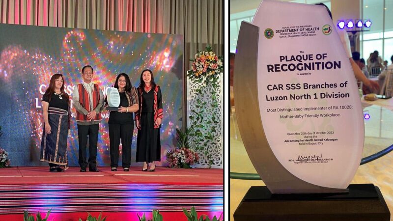 SSS branches receive DOH recognition