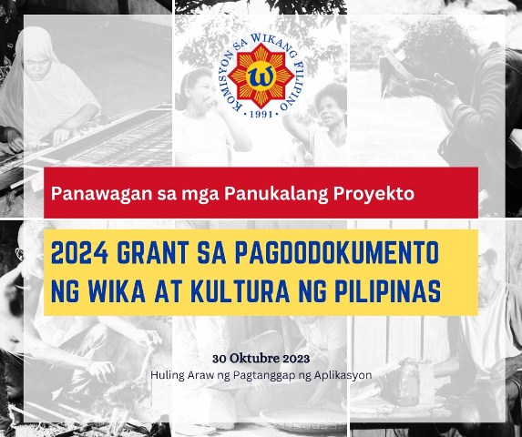 Hinihintay ng Komisyon sa Wikang Filipino (KWF) ang inyong panukalang proyekto!