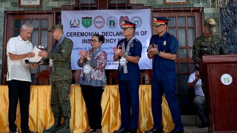 San Guillermo town of Isabela is now insurgent-free