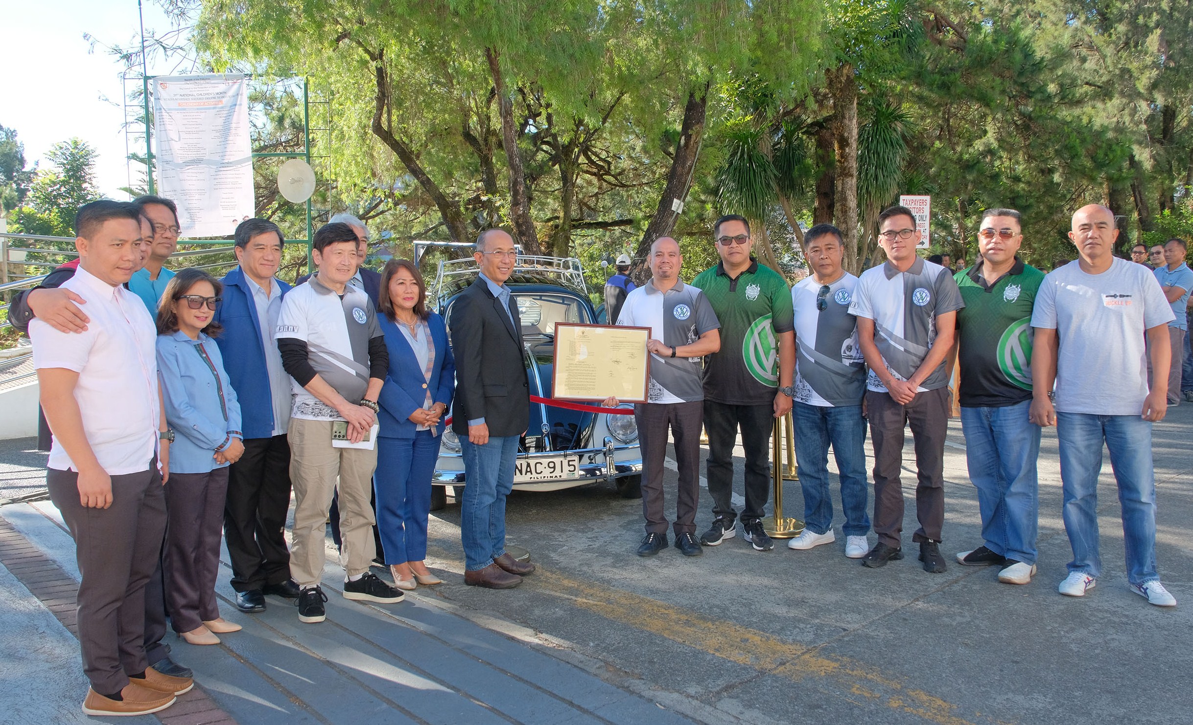 VOLKSWAGEN CLUB FORMALLY RECOGNIZED BY THE CITY