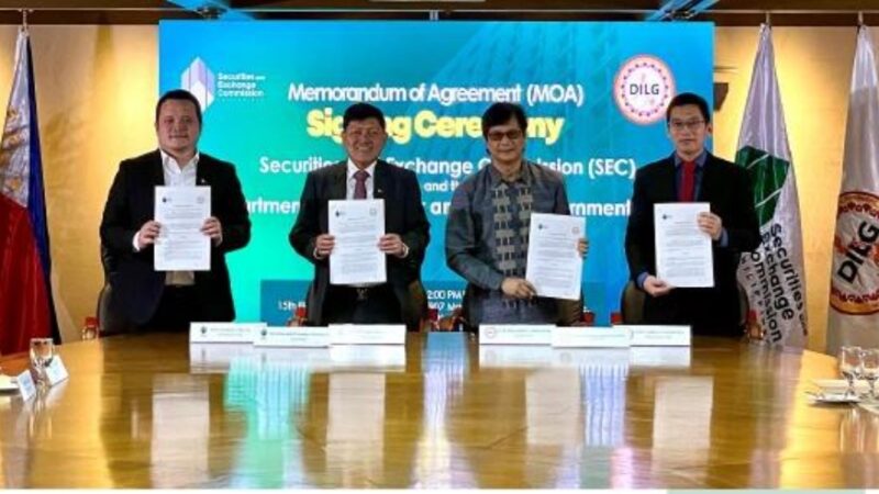 SEC, DILG forge ties to combat investment scams, promote financial literacy