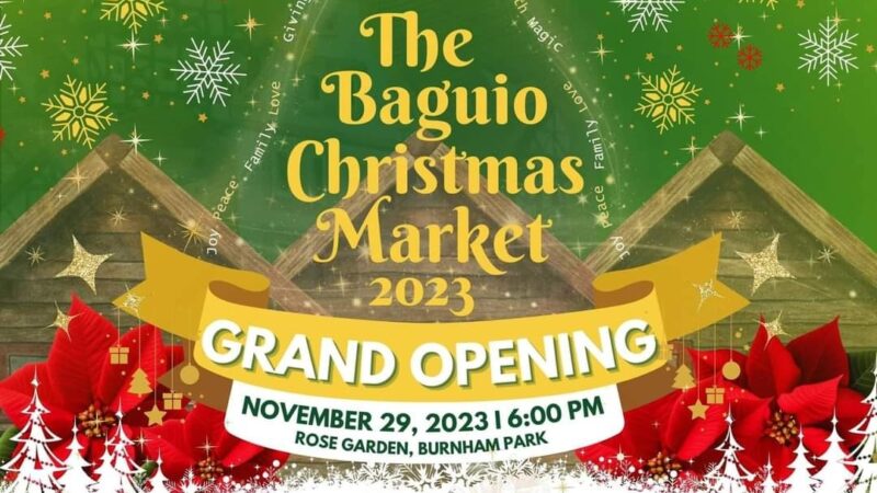 Baguio Christmas Market opens on November 29