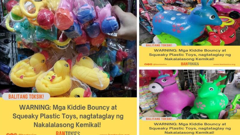 CHRISTMAS ALERT: Kiddie bouncy and squeaky plastic toys sold in local markets contain toxic chemicals