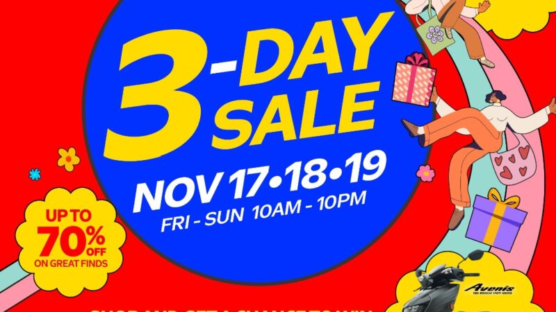The happiest time of the year is here, and so is #SM3DaySale this Nov 17 to 19!