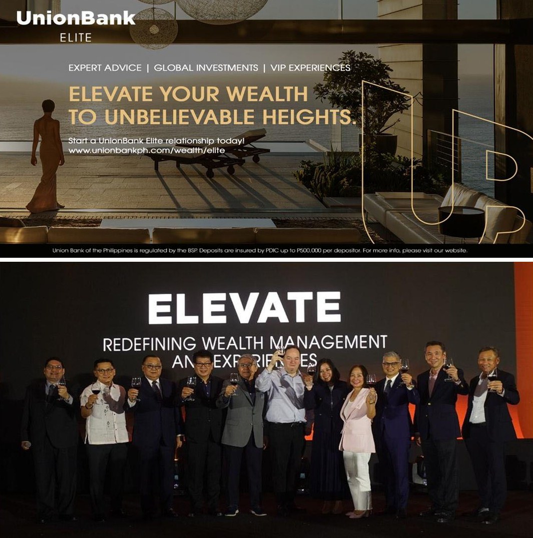 UnionBank launches¬ premier expert wealth management programs Up to P1 Million cash credits await new UnionBank Elite and Access clients