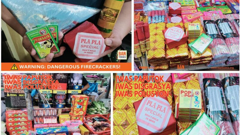 Urgent Call to Action: Toxic Watchdog Group Urges PNP and Local Officials to Confiscate Hazardous Illegal Firecrackers