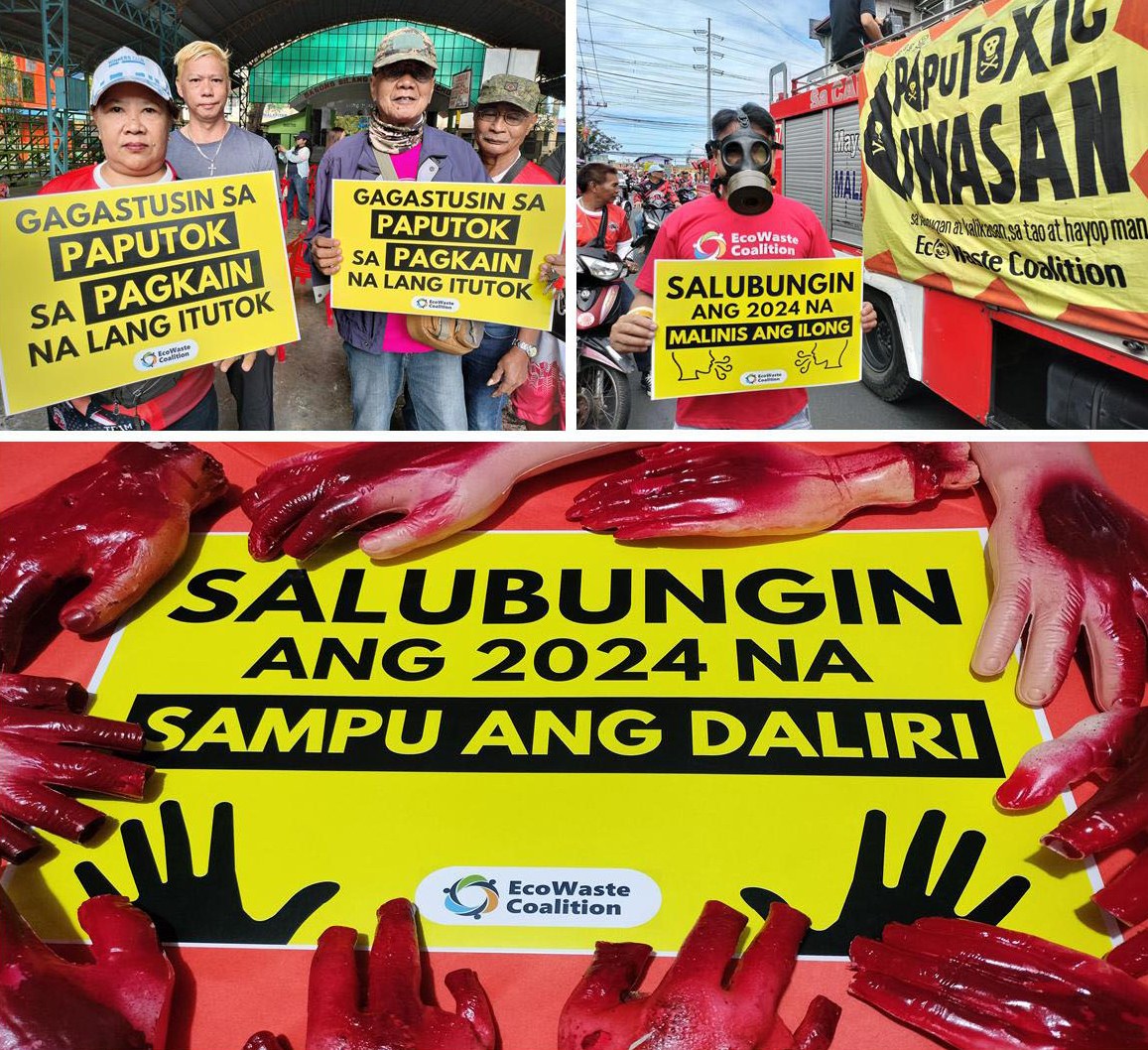 EcoWaste Coalition: Welcome 2024 without Injuries, Fires, Pollutants and Garbage