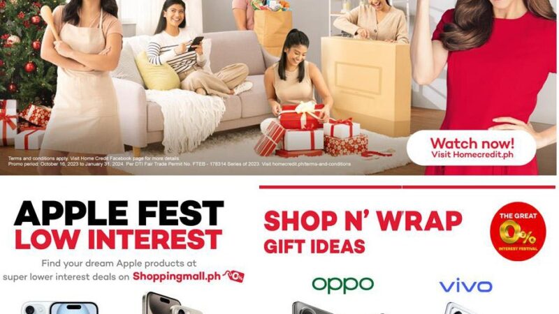 Shop N’ Wrap holiday gifts with 0% Interest on Shoppingmall.ph!
