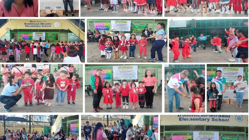 Outreach Program brings joy to 67 kindergartens in Dominican-Mirador Elementary School.