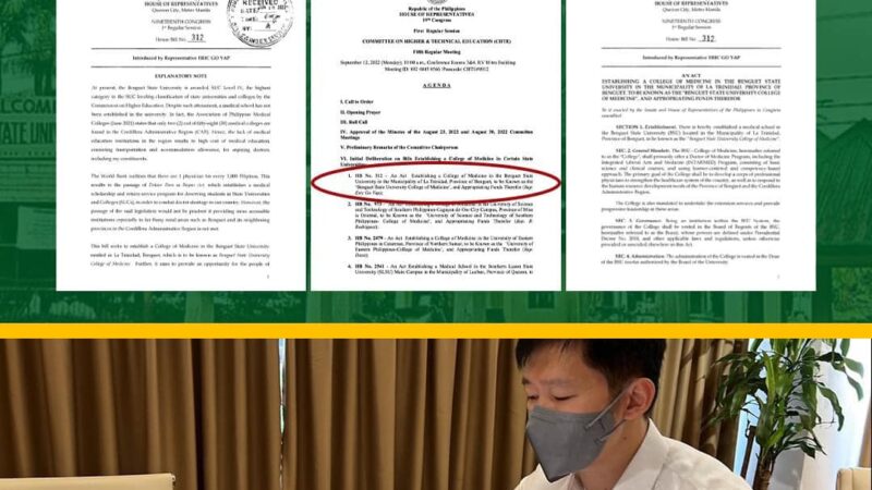 Yap’s BSU College of Medicine bill signed into law
