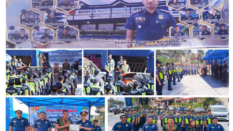 BCPO Achieved 100% Drug-Free Workplace in Baguio City