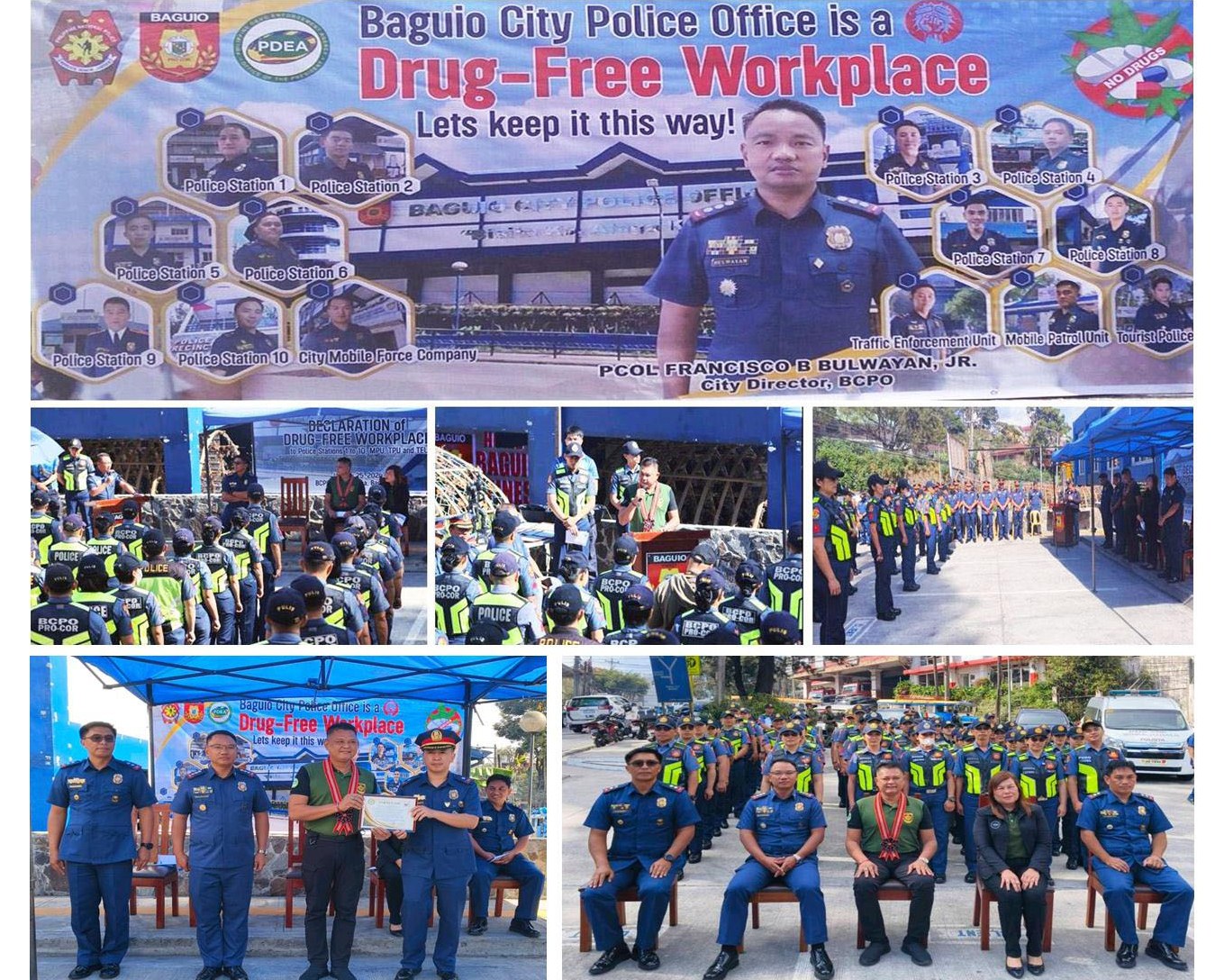 BCPO Achieved 100% Drug-Free Workplace in Baguio City
