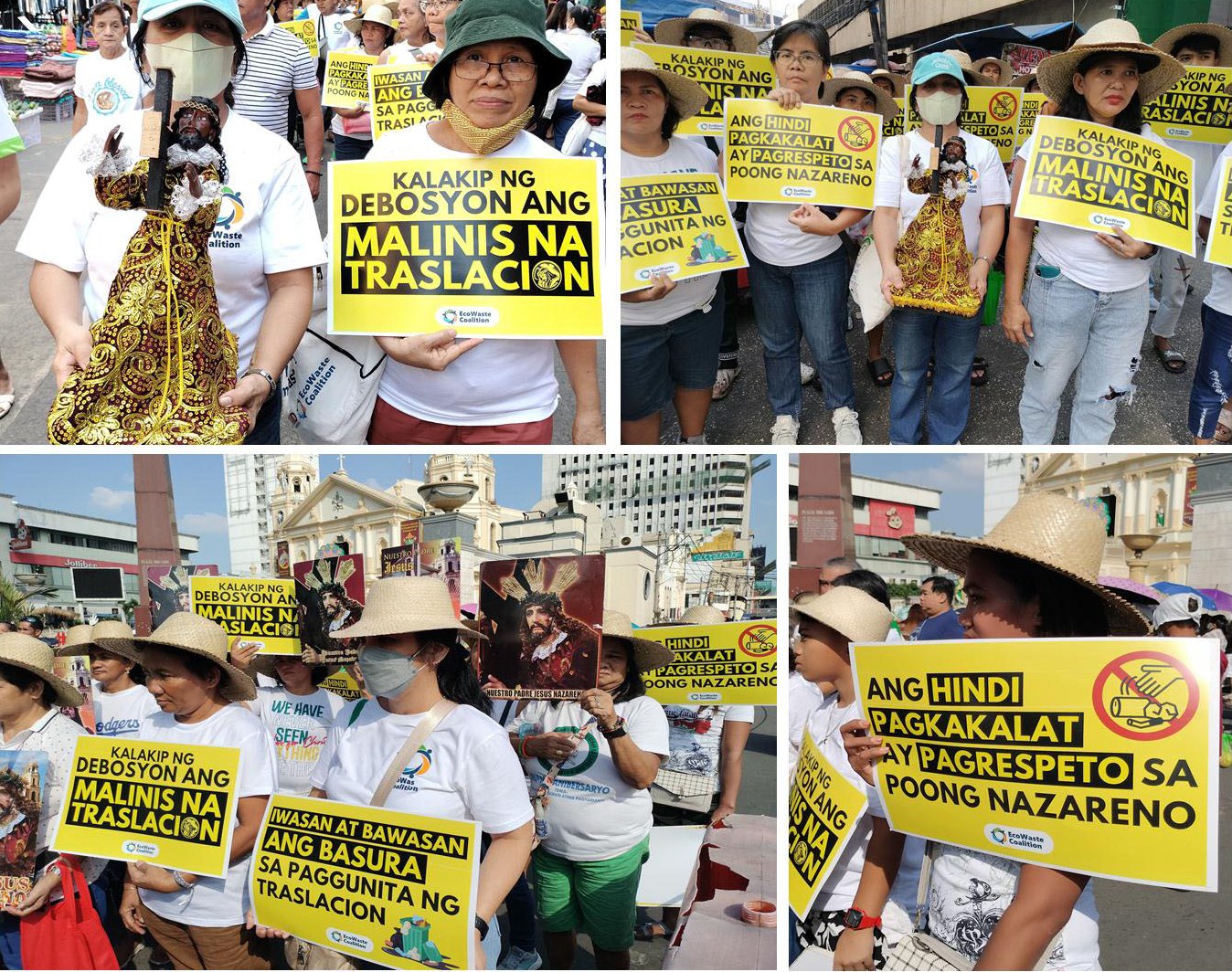 EcoWaste Coalition: “Kalakip ng Debosyon ang Malinis na Traslacion” (Group appeals to Black Nazarene devotees not to leave any litter behind)