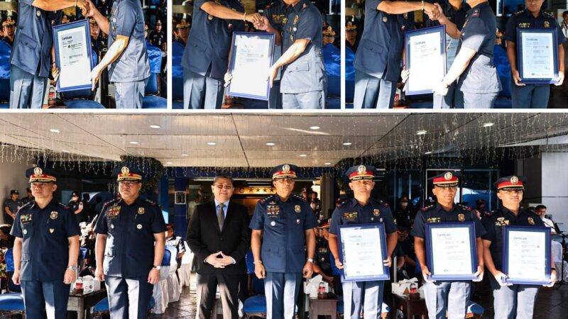 PRO-Cor top officials received ISO certificates