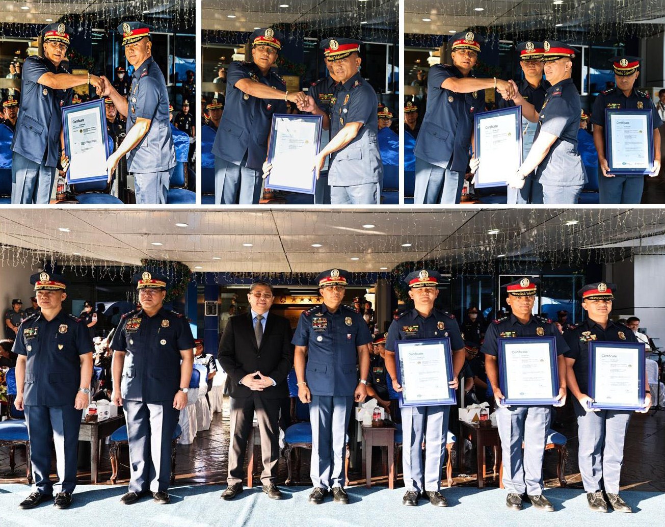 PRO-Cor top officials received ISO certificates