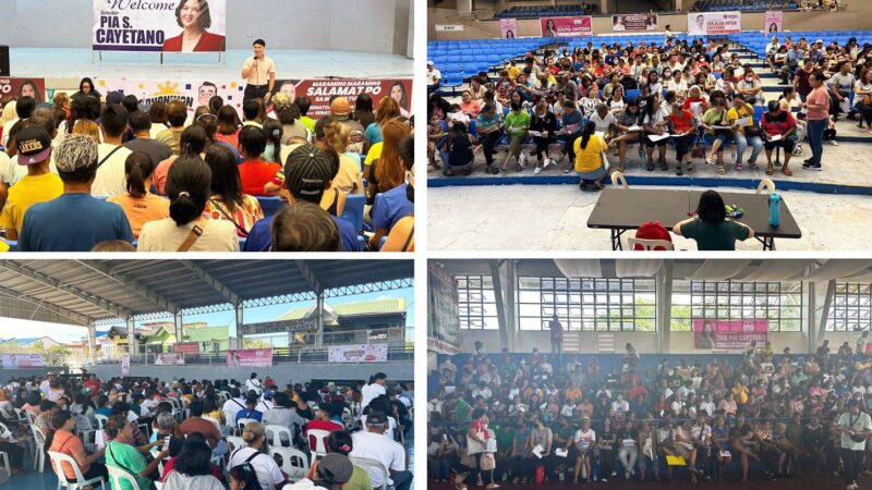 Mahigit 2,000 residente ng Rizal, nakatanggap ng tulong mula kina Senador Alan at Pia