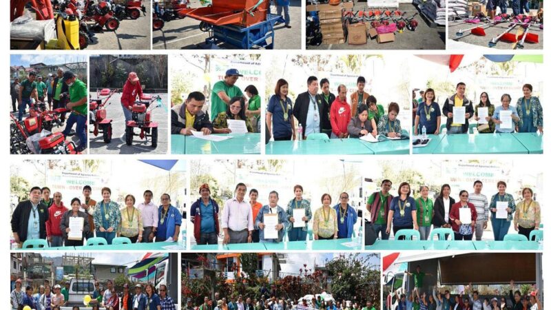 DAR Provides Php 3.8 Million Worth of Farm Machineries and Supplies to Support Benguet Farmers