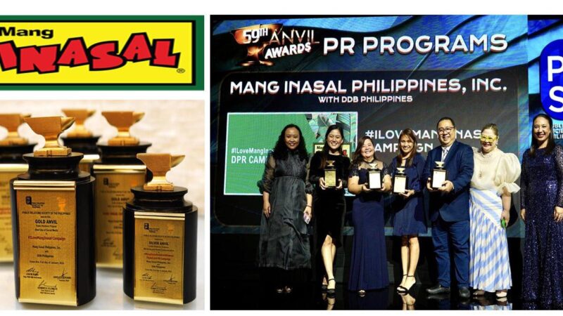 Mang Inasal sweeps four Golds, and 1 Silver at the 59th Anvil Awards
