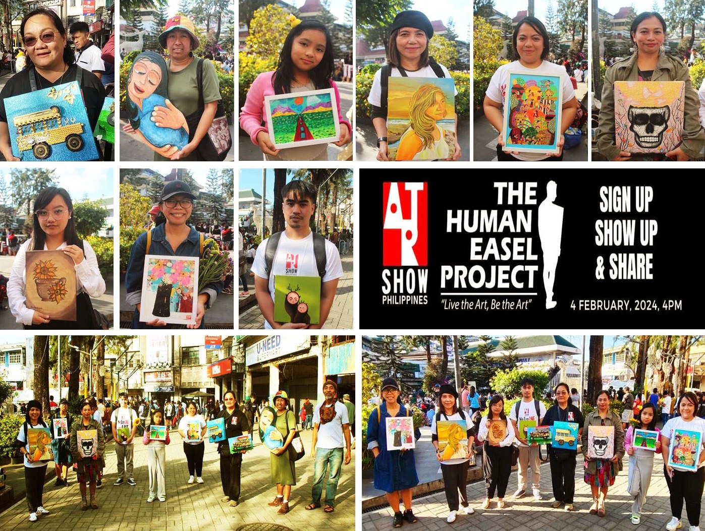 Human Easel Project is coming to life at multiple venues in the City