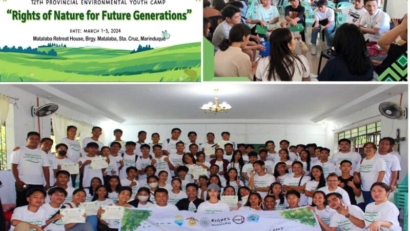 Rights of Nature Camp ginanap para sa Susunod na Henerasyon