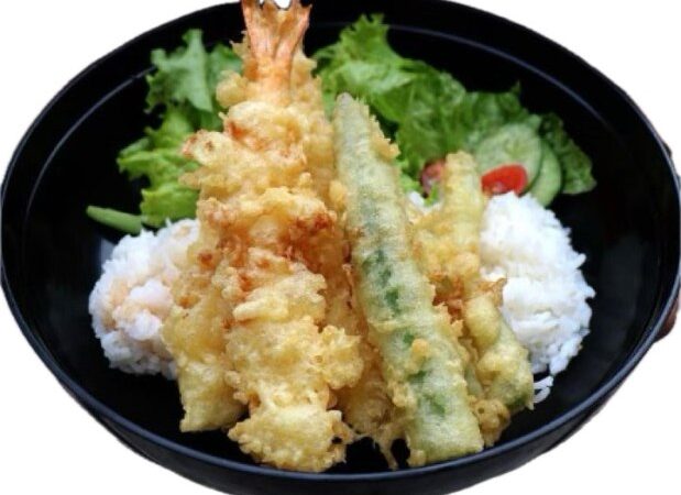 BOTEJYU PRAWN TEMPURA RICE BOWL.