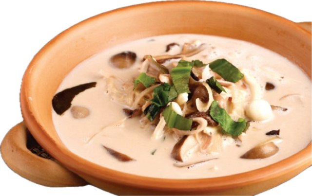 MANGO TREE CAFÉ VEGAN COCONUT MUSHROOM SOUP