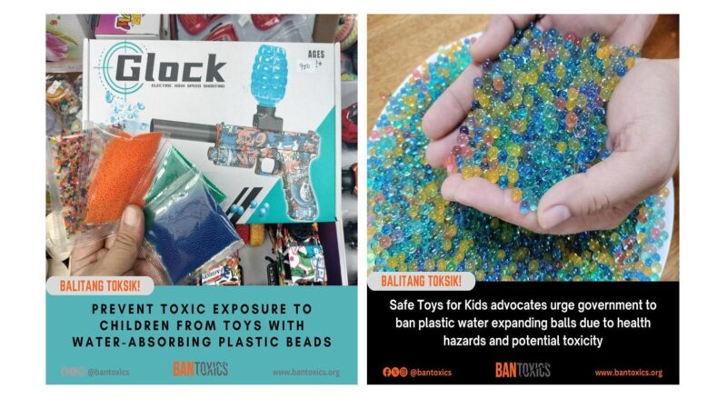 Toy safety warning: Potential health and toxicity hazards of kids’ blaster guns with gel water balls to young children