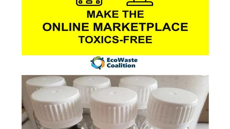 EcoWaste Coalition Decries the Unrestrained Sale of Mercury and Mercury-Added Products Online